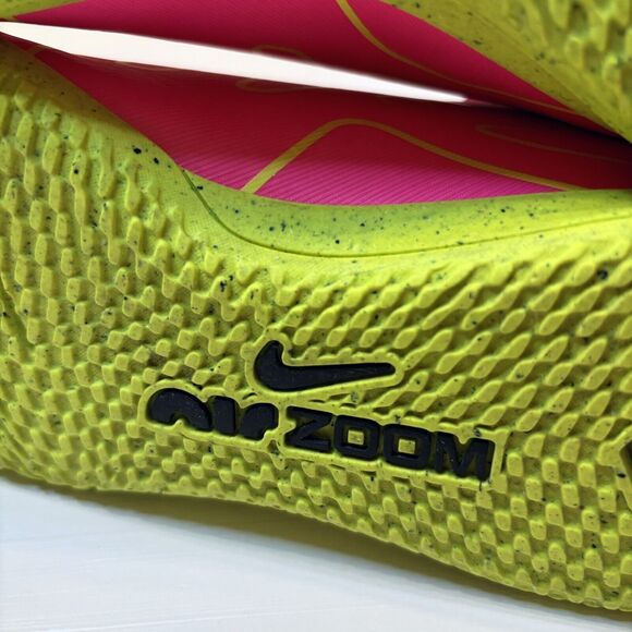 Nike Jr Zoom Vapor 15 Academy IC Neon Pink‎ Soccer Shoes US Size 5.5Y DJ5619-605 - Picture 8 of 10